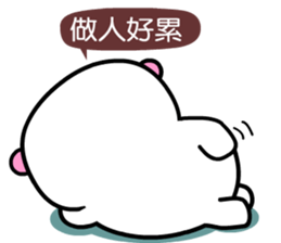 I love Q bear 2 sticker #9433189