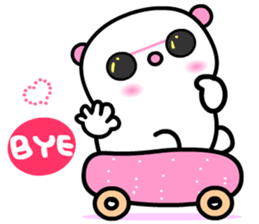 I love Q bear 2 sticker #9433195