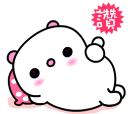 I love Q bear 2 sticker #9433198