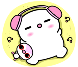 I love Q bear 2 sticker #9433201