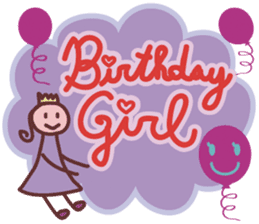 BIRTHDAY GIRL! sticker #9433229