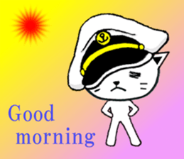 DandyCat -Captain- English version sticker #9433468