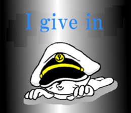 DandyCat -Captain- English version sticker #9433475