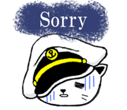 DandyCat -Captain- English version sticker #9433480