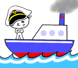 DandyCat -Captain- English version sticker #9433483