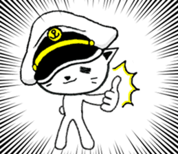 DandyCat -Captain- English version sticker #9433486