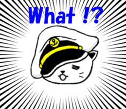 DandyCat -Captain- English version sticker #9433494