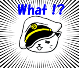 DandyCat -Captain- English version sticker #9433494