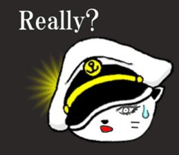 DandyCat -Captain- English version sticker #9433495