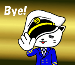 DandyCat -Captain- English version sticker #9433500