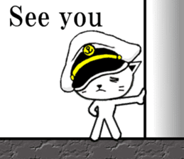 DandyCat -Captain- English version sticker #9433501