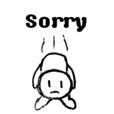 The Straight Faced Man (Eng ver.) sticker #9433513