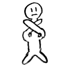 The Straight Faced Man (Eng ver.) sticker #9433517