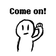 The Straight Faced Man (Eng ver.) sticker #9433530