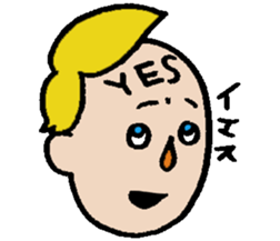 Bald is not a disease.((ENGLISH ver.)) sticker #9433587