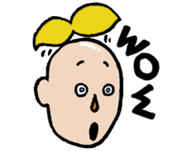 Bald is not a disease.((ENGLISH ver.)) sticker #9433590