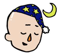 Bald is not a disease.((ENGLISH ver.)) sticker #9433604