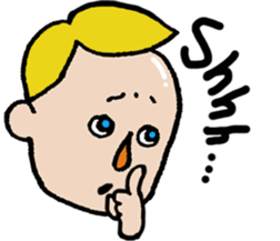 Bald is not a disease.((ENGLISH ver.)) sticker #9433613