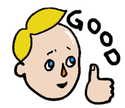 Bald is not a disease.((ENGLISH ver.)) sticker #9433620