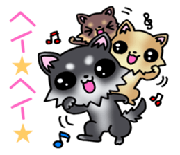 The puppy which is a good friend! sticker #9433748