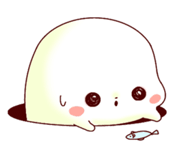 Fluffy seal! sticker #9433962