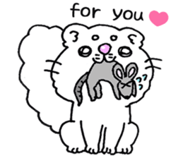 little white munchkin sticker #9434107