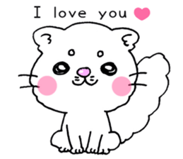 little white munchkin sticker #9434108