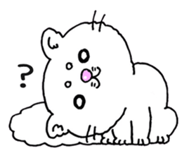 little white munchkin sticker #9434110