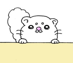 little white munchkin sticker #9434119