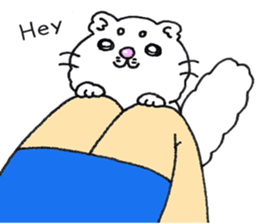 little white munchkin sticker #9434121