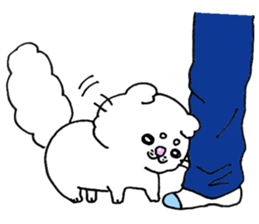 little white munchkin sticker #9434123