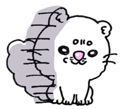 little white munchkin sticker #9434132