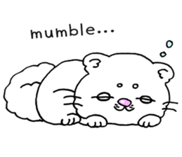 little white munchkin sticker #9434136