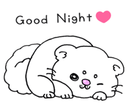 little white munchkin sticker #9434137