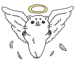 little white munchkin sticker #9434142