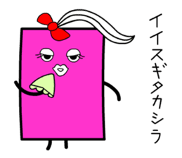 Pinky Cardwoman sticker #9434398