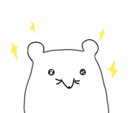 Small mouse like rice cake sticker #9434750