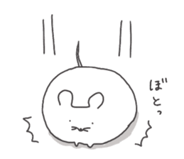 Small mouse like rice cake sticker #9434755
