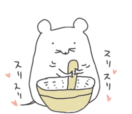 Small mouse like rice cake sticker #9434758