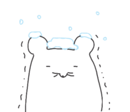 Small mouse like rice cake sticker #9434762