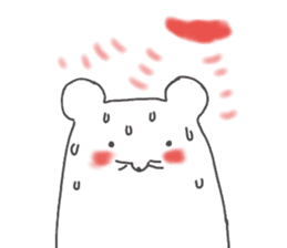 Small mouse like rice cake sticker #9434763