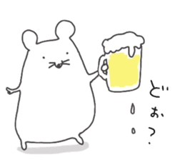 Small mouse like rice cake sticker #9434771