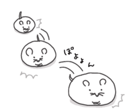 Small mouse like rice cake sticker #9434773