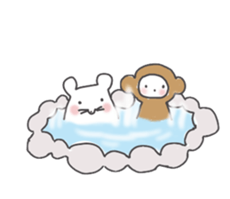 Small mouse like rice cake sticker #9434781