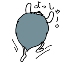 Clever and cute Hedgehog for girls sticker #9435769