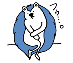 Clever and cute Hedgehog for girls sticker #9435771