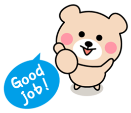 Cute KUMA chan 2 sticker #9435784