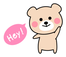 Cute KUMA chan 2 sticker #9435787