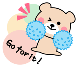 Cute KUMA chan 2 sticker #9435792