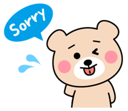 Cute KUMA chan 2 sticker #9435796